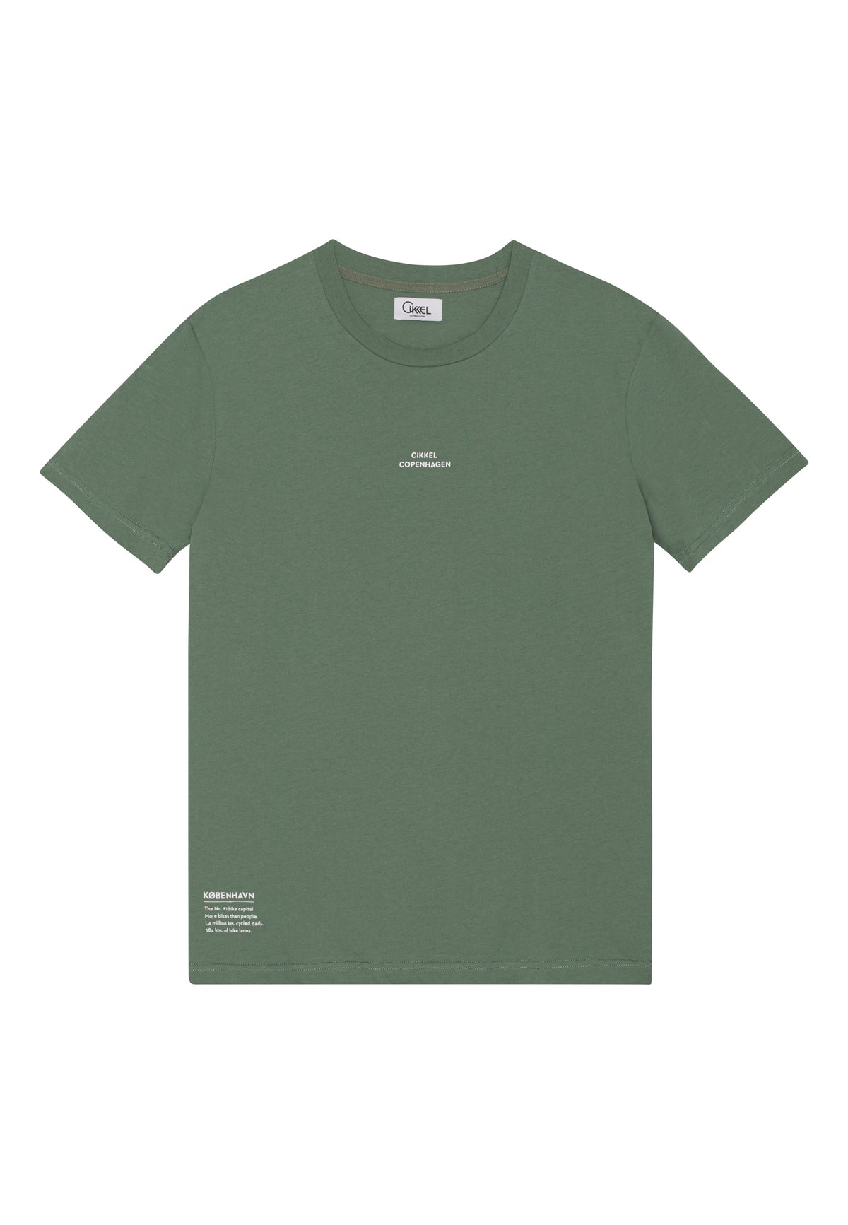 Copenhagen bike capital T-Shirt grøn