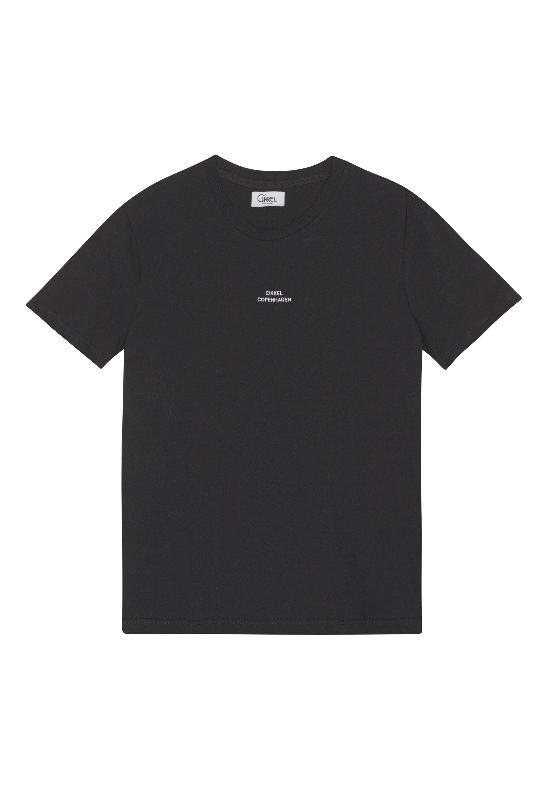 Cikkel Copenhagen broderi logo T-Shirt sort
